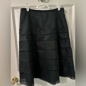 Black A line skirt